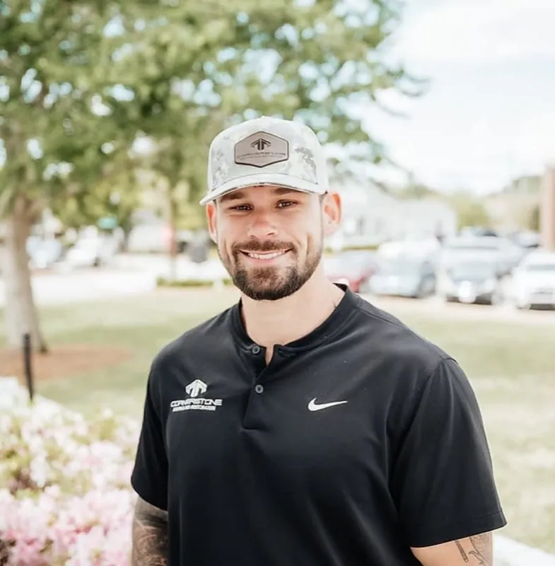 Briley Wahl, owner of Cornerstone Roofing & Restoration