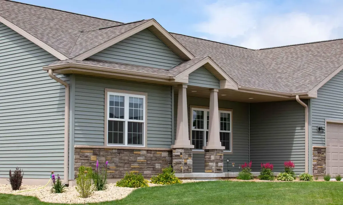 Vinyl siding fitted across a home exterior