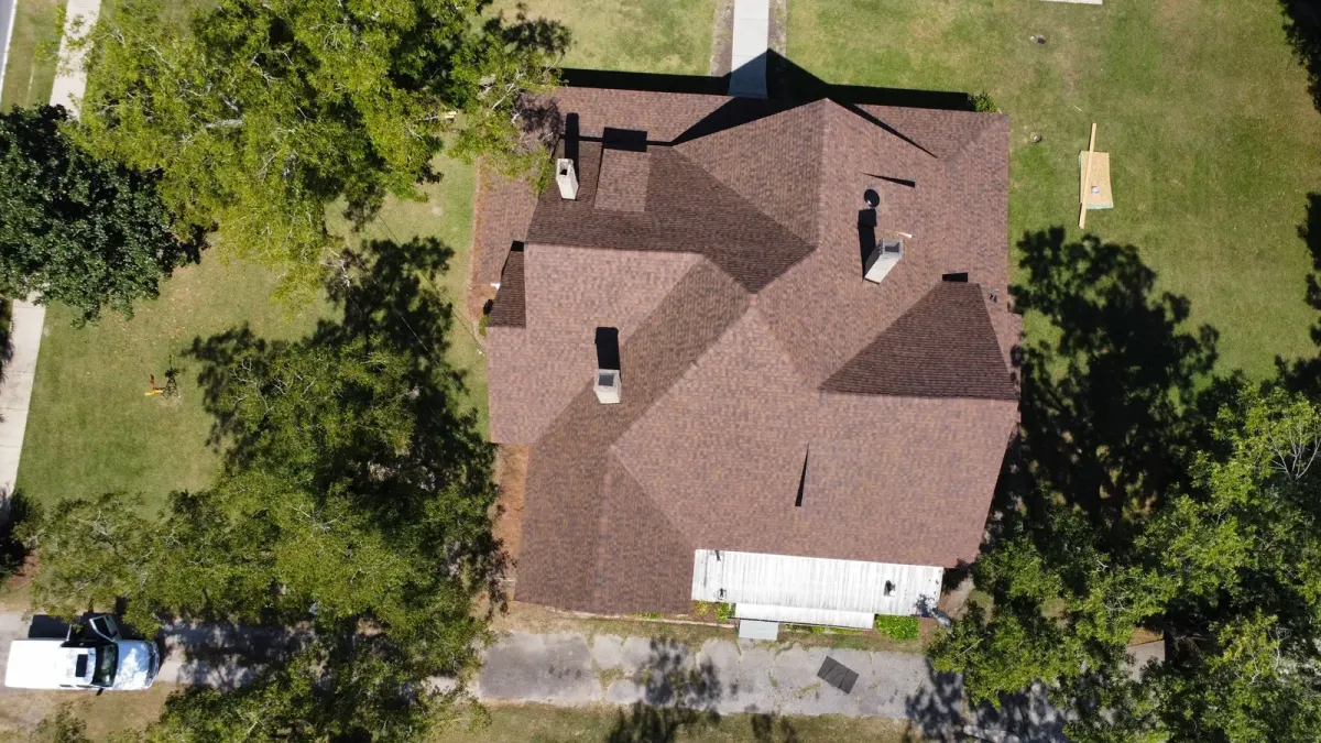 Completed residential roof replacement by Cornerstone Roofing & Restoration
