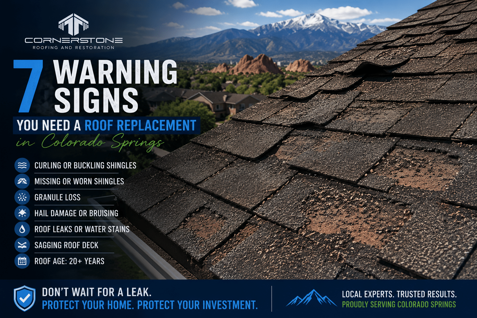 7 Warning Signs You Need a Roof Replacement in Colorado Springs