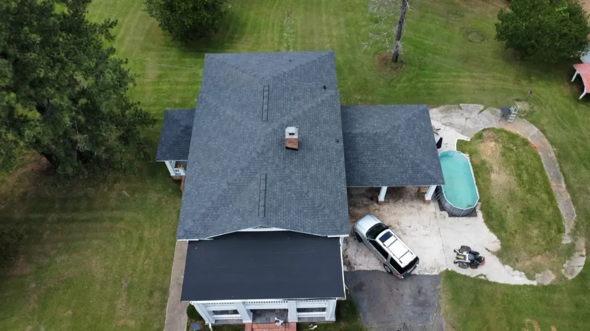 Hail damage roof replacement in Castle Rock, CO